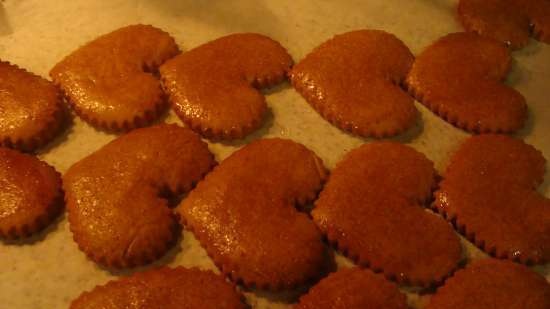 Pan de jengibre con azúcar quemada