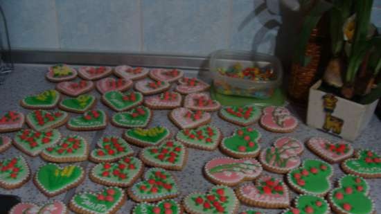 Decoramos galletas de jengibre, galletas