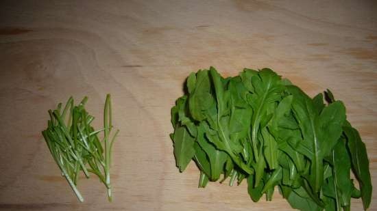 Melon and Watercress Salad with Honey-Marcona Almond Dressing