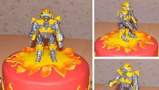 Torte basate su cartoni animati Transformers, Lego e altri supereroi