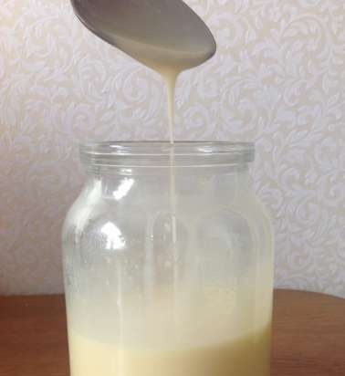 Condensed milk in Kenwood with induction