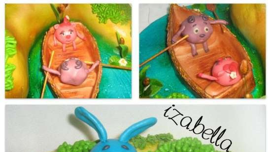 Cakes based on the cartoon Smeshariki