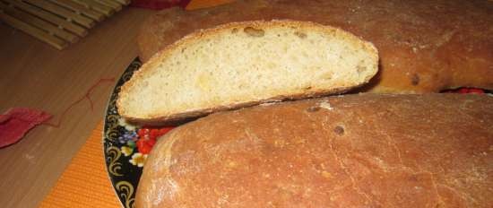 Ciabatta (kneading in a bread maker)