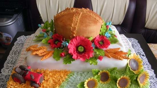 Mga cake ng bulaklak