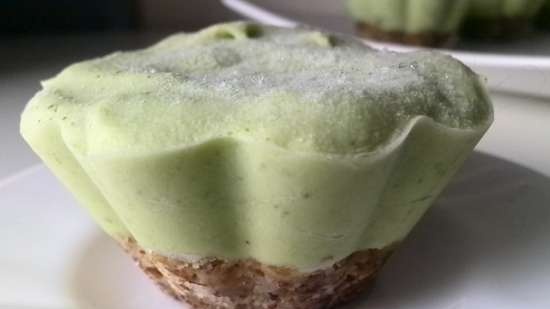 Dessert with avocado and lime (Healthy Avocado-Lime Pie)