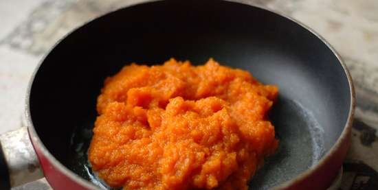 Ñoquis de calabaza con pesto de naranja y menta