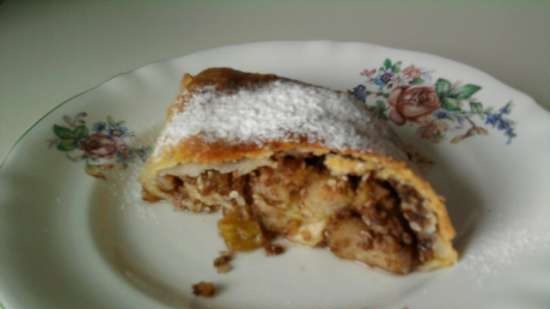 Strudel de masa de cuajada (clase magistral)