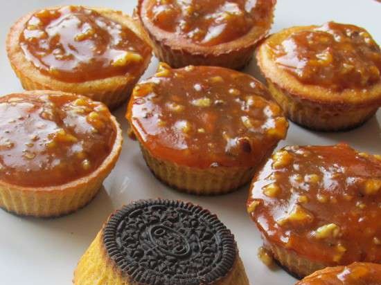 Mini tartas de queso de calabaza