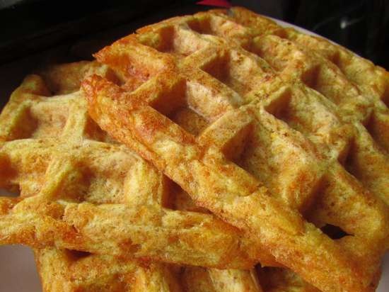 Waffles de calabaza