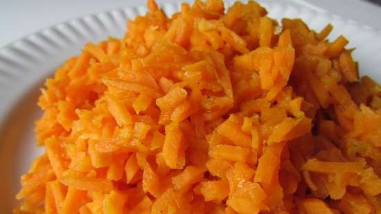 Arroz de camote con jugo de naranja