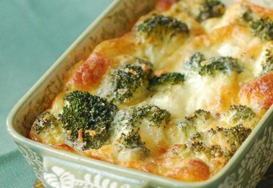 Quiche pigra con broccoli