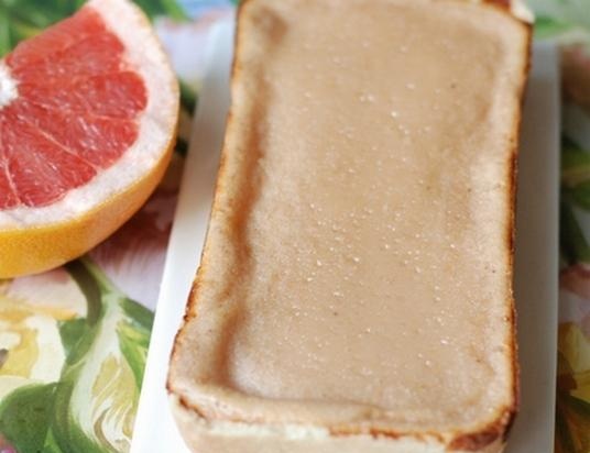 Tarta de sorra amb farciment de plàtan-aranja