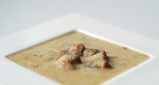 Sopa de setas porcini