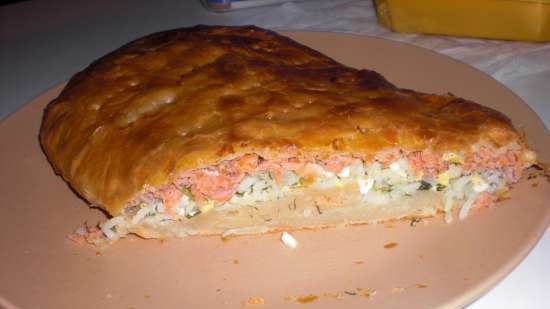 Torta di salmone