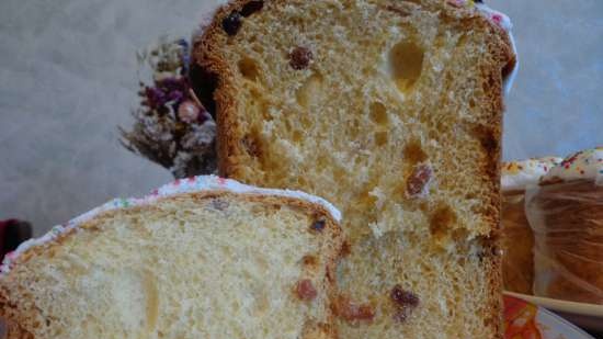 Kulich with Myasoedovskaya in the oven (master class)