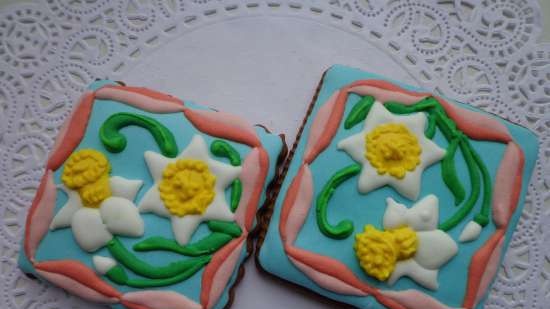 Decoramos galletas de jengibre, galletas