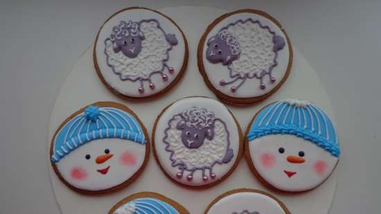 Decoramos galletas de jengibre, galletas