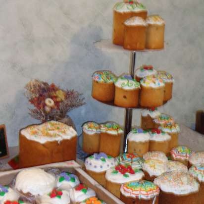 Kulich with Myasoedovskaya in the oven (master class)