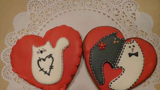 We decorate gingerbread cookies, cookies