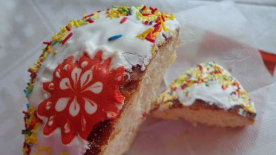 Kulich with Myasoedovskaya in the oven (master class)