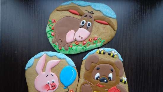 We decorate gingerbread cookies, cookies