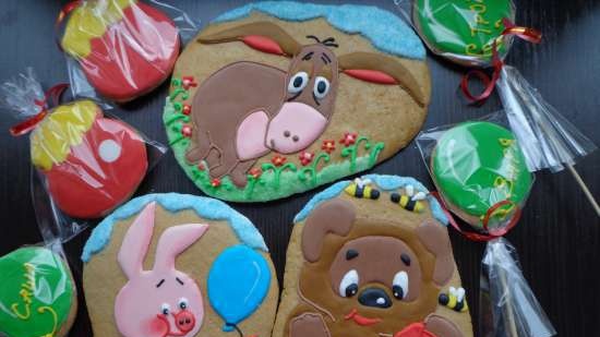 We decorate gingerbread cookies, cookies