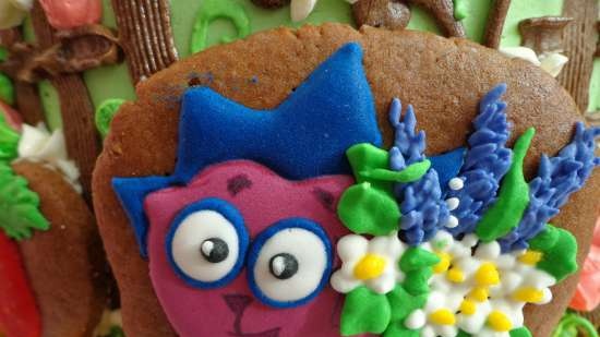 We decorate gingerbread cookies, cookies