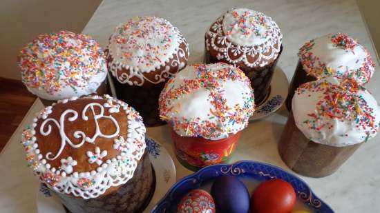 Kulich con Myasoedovskaya en el horno (clase magistral)