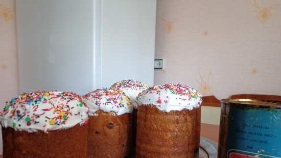 Kulich con Myasoedovskaya al forno (master class)