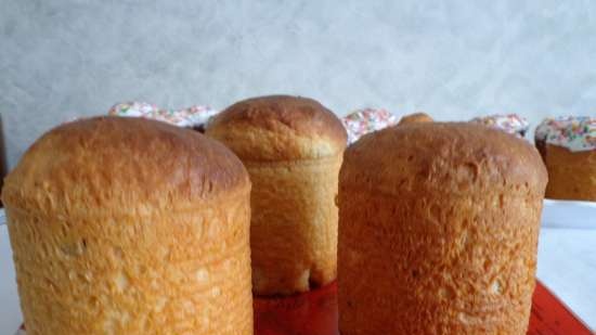 Kulich con Myasoedovskaya en el horno (clase magistral)