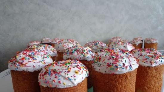 Kulich con Myasoedovskaya en el horno (clase magistral)