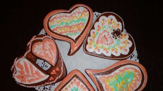 We decorate gingerbread cookies, cookies