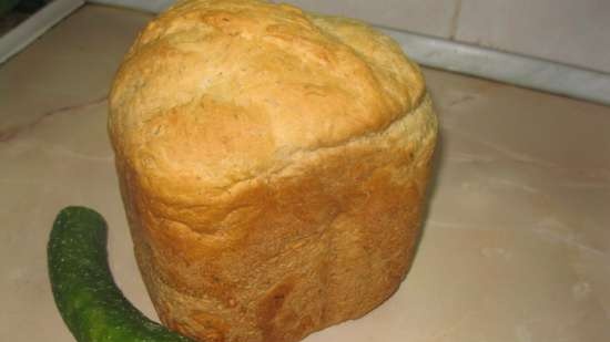 Pan de pepino con queso y eneldo