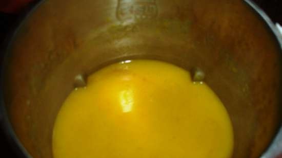 Pumpkin soup in soy milk maker Midea Mi-5 (based on the recipe of Nika Belotserkovskaya)