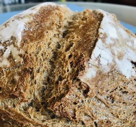 Brewed aromatic bran bread