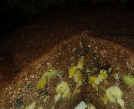 "African chamomile" na tsokolate cake