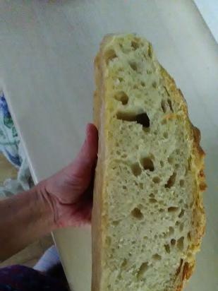 Pane artigianale senza impastare