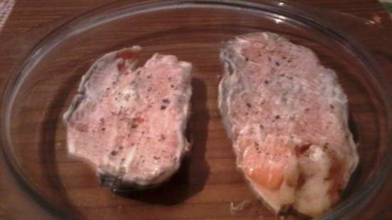 Salmone al microonde