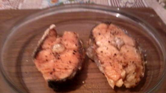 Salmone al microonde