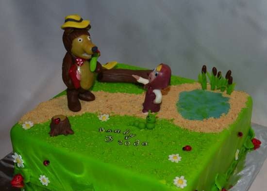 Torte basate sul cartone animato Masha e Orso