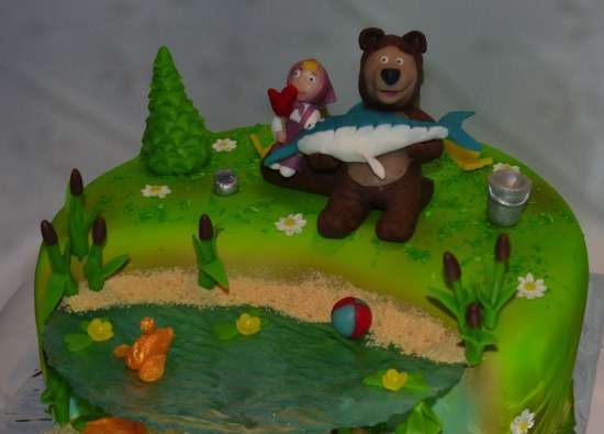 Torte basate sul cartone animato Masha e Orso