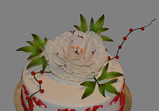 Mga cake ng bulaklak