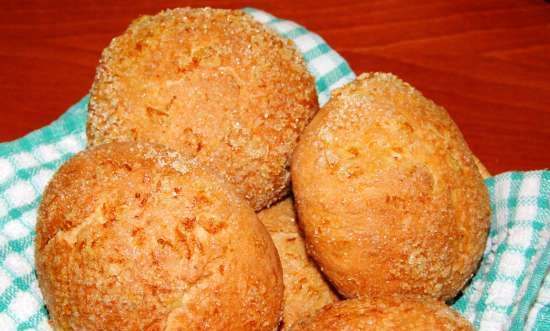 Bollos aromáticos con ralladura (masa sin huevos)