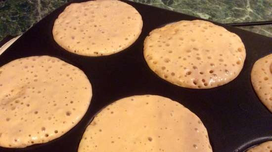 Frittelle di grano saraceno della Sassonia (Buchweizenpfannkuchen)