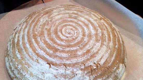 Wheat-rye bread with sourdough molasses