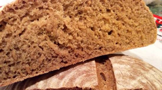 Wheat-rye bread with sourdough molasses