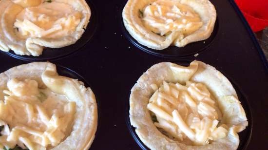 Mini-quiche met prei (Muffinkom VES V-TO-3)