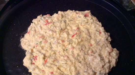 Tortillas con feta, erbe aromatiche, peperone e aglio (griglia Midea)