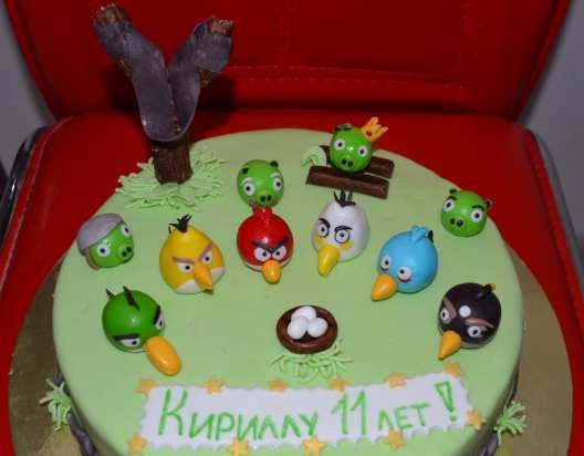 Angry Birds Cakes