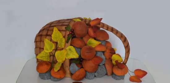 Autumn. Harvest. Mushrooms (cakes)